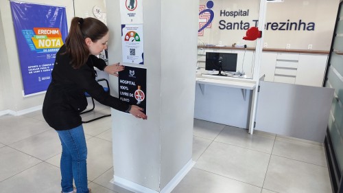 Hospital Santa Terezinha lança campanha 100% Livre de Fumo